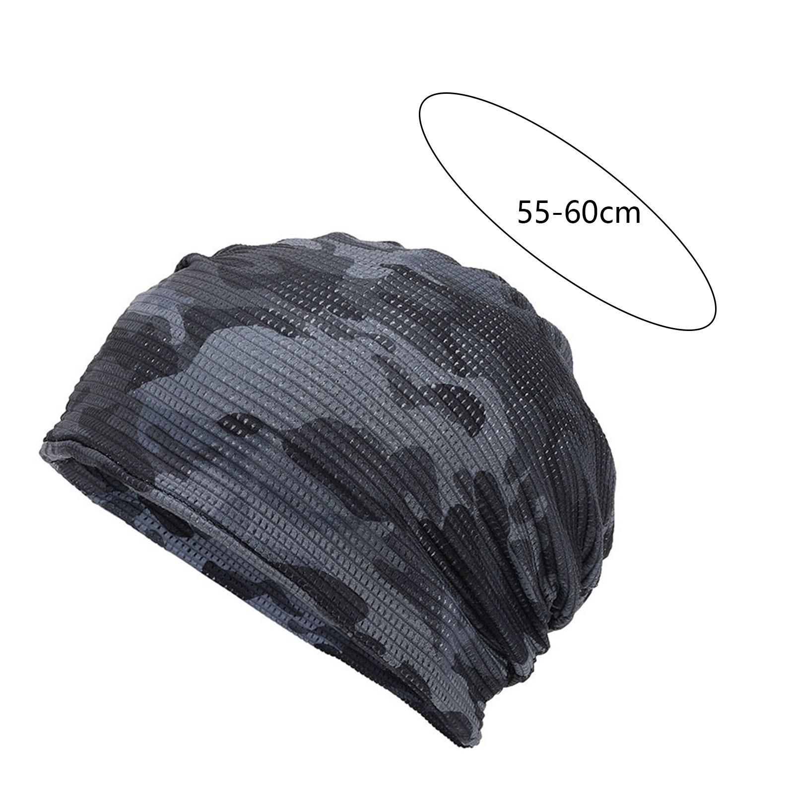 Beanie Caps Sleep Cap Breathable Fashion Stretch Hat Skullcap Skull Hats Slouchy Beanie Summer for Camping Hiking Walking Women Men Skiing