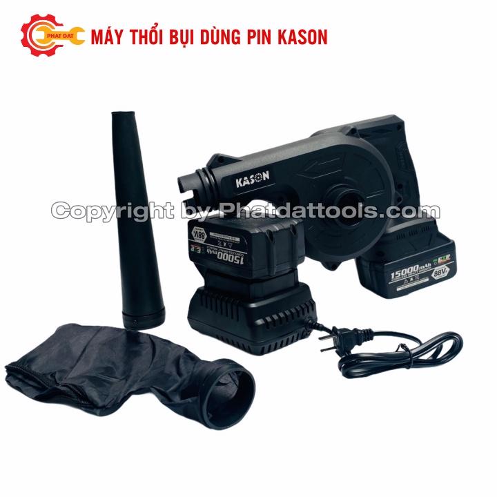 Máy thổi hút bụi dùng pin -Kèm 2 pin Li-ion khủng 10 cell-