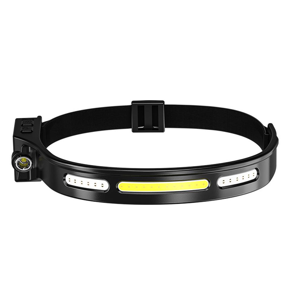 LED Headlamp Flashlight Rechargeable COB High Bright Headlight for Outdoor Camping Hiking Fishing Running