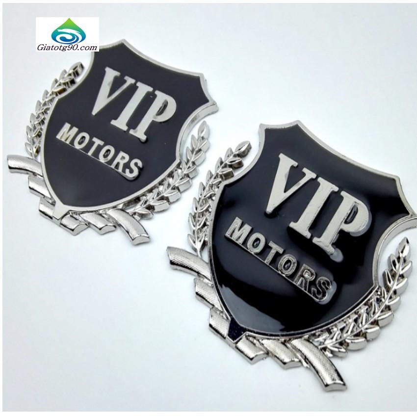 ️️ Lô Gô VIP Motor Gắn Xe Ô Tô 206277 2(vàng)