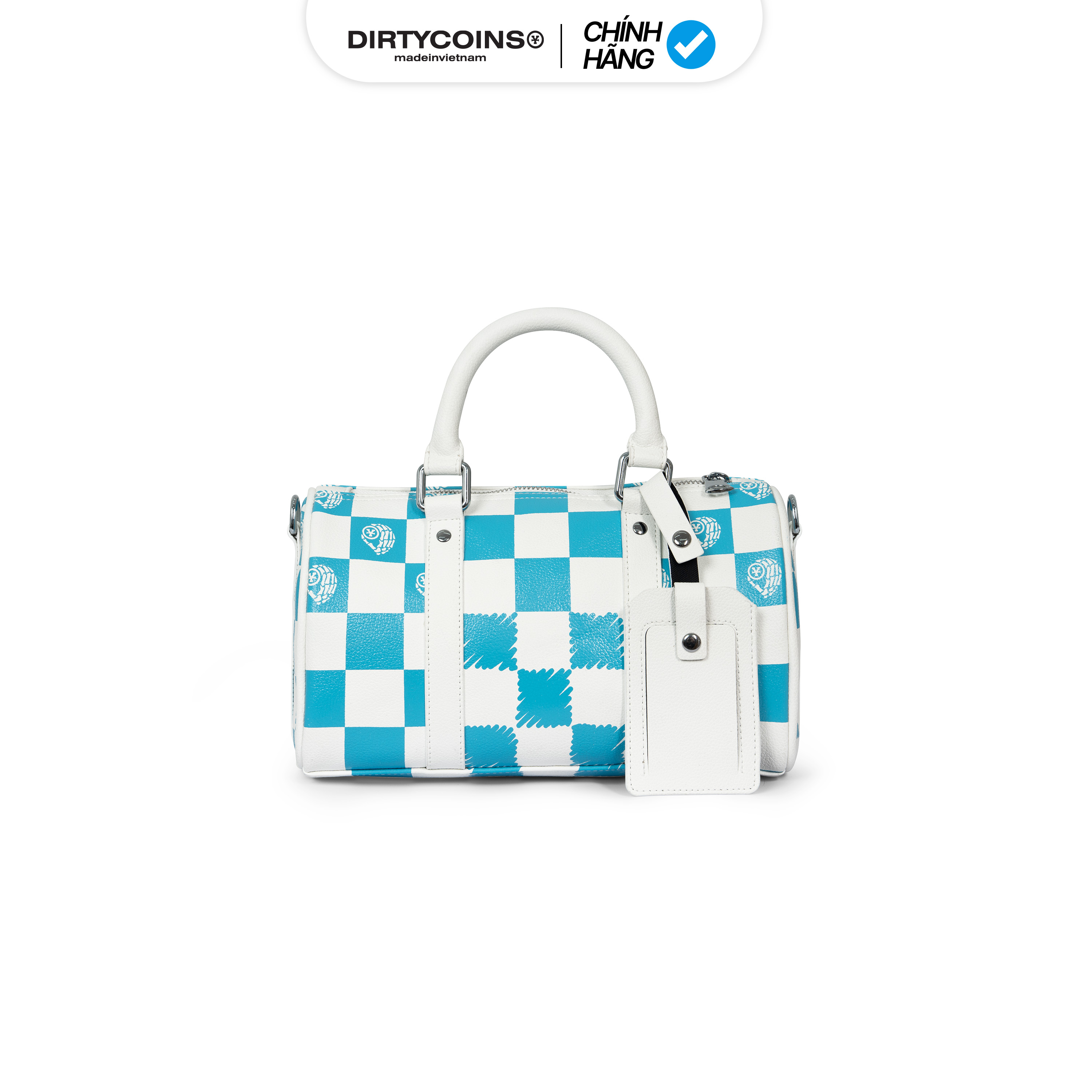 Túi DirtyCoins Checkerboard Print Mini Bowler Bag