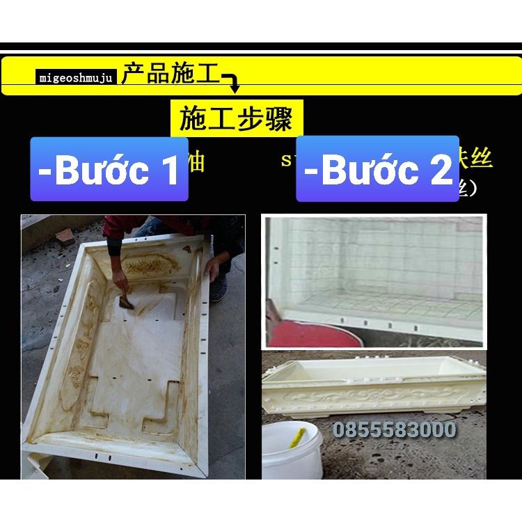 Khuôn đúc chậu cảnh chữ nhật 1m2