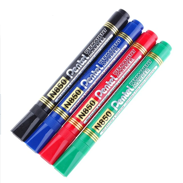 Bút dạ dầu Pentel N850 - Mực nhanh khô không nhòe khi thấm nước - Viết được trên nhiều chất liệu