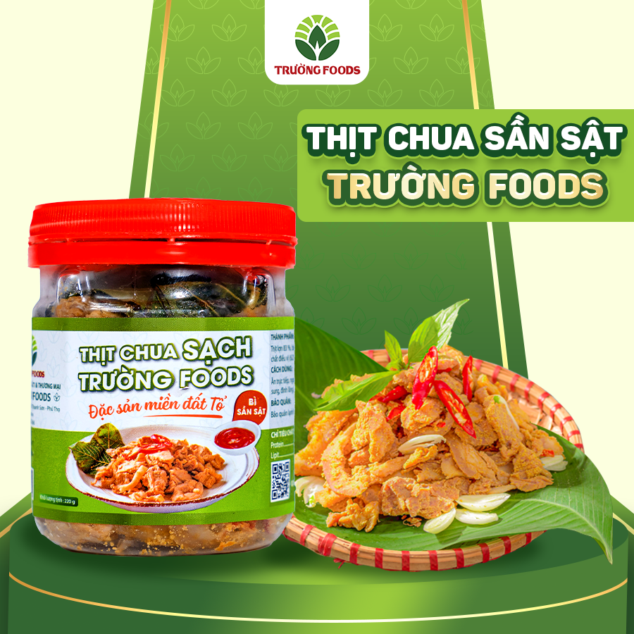 Thịt chua bì sần sật- Thịt chua Trường Foods 180g