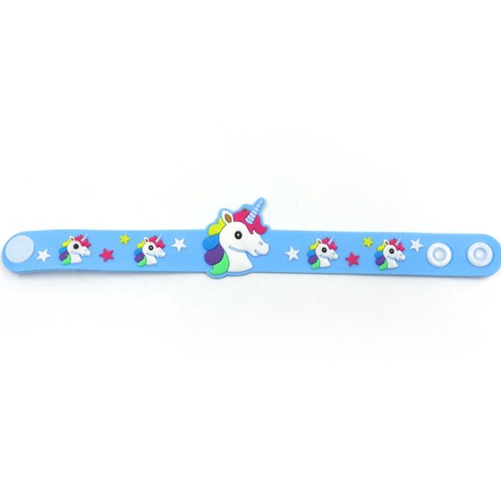 Vòng tay Unicorn hottrend cho bé gái bằng nhựa mềm đủ màu sắc – J045