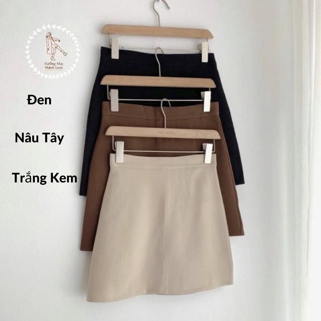 Chân Váy Chữ A Hàn Quốc Có Quần Lót Bên Trong