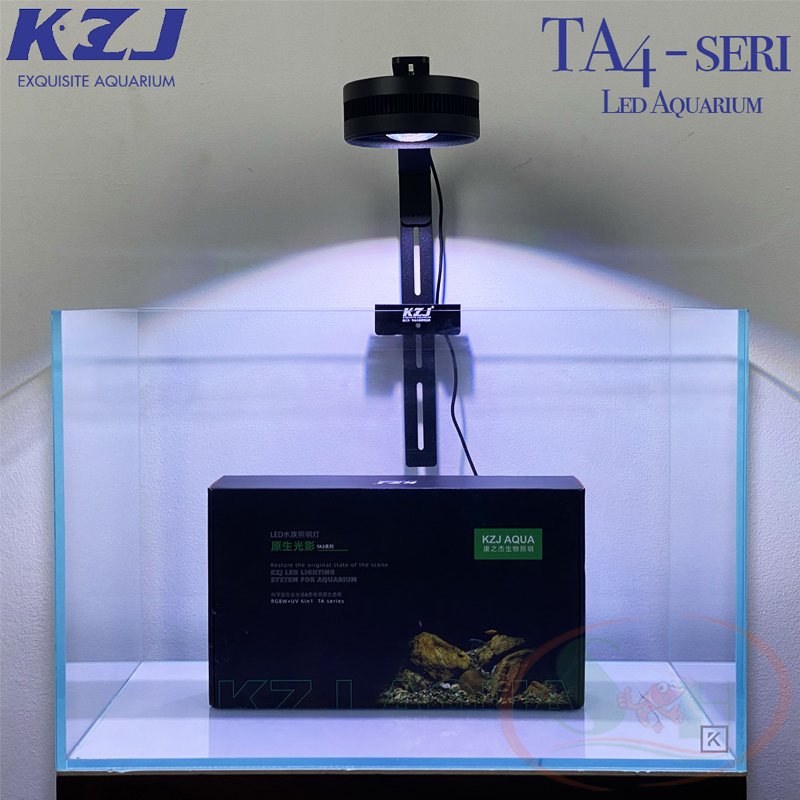 Đèn led rọi KZJ TA series TA4 WRGB UV bể cá tép thủy sinh biotop