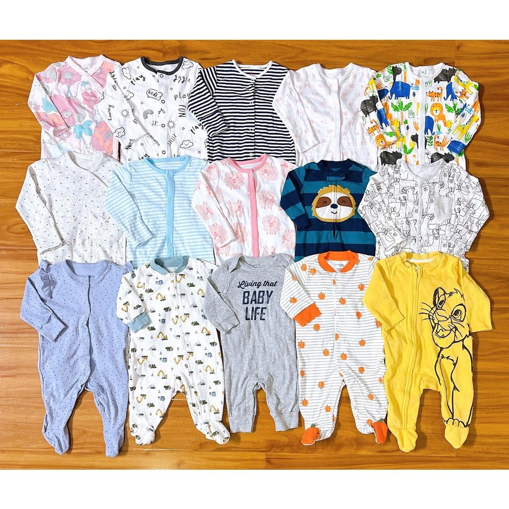 [Mặc Nằm Điều Hòa] Body Sleep Suit Xuất Dư Loại B Hàng Tồn Lô/Lỗi Nhẹ Cho Bé 3-14kg