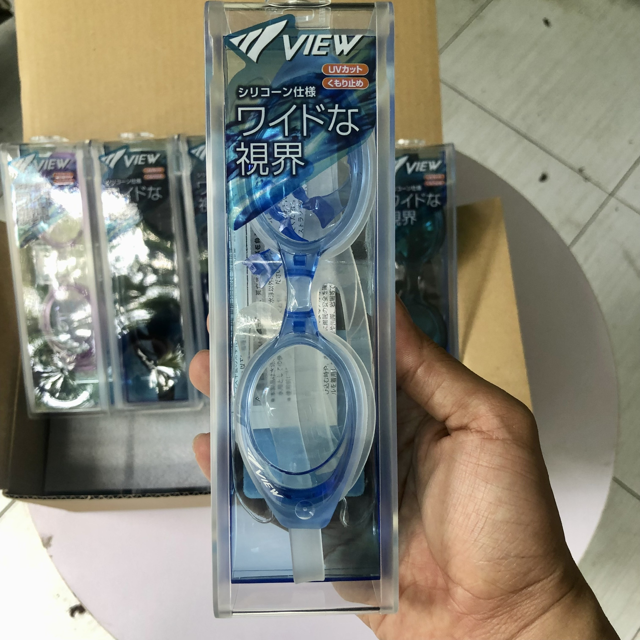 Kính Bơi Nhật Bản VIEW V610 Chống Tia UV Chống Sương Mù - Hàng Chính Hãng 100% Sản Xuất Tại Nhật Bản