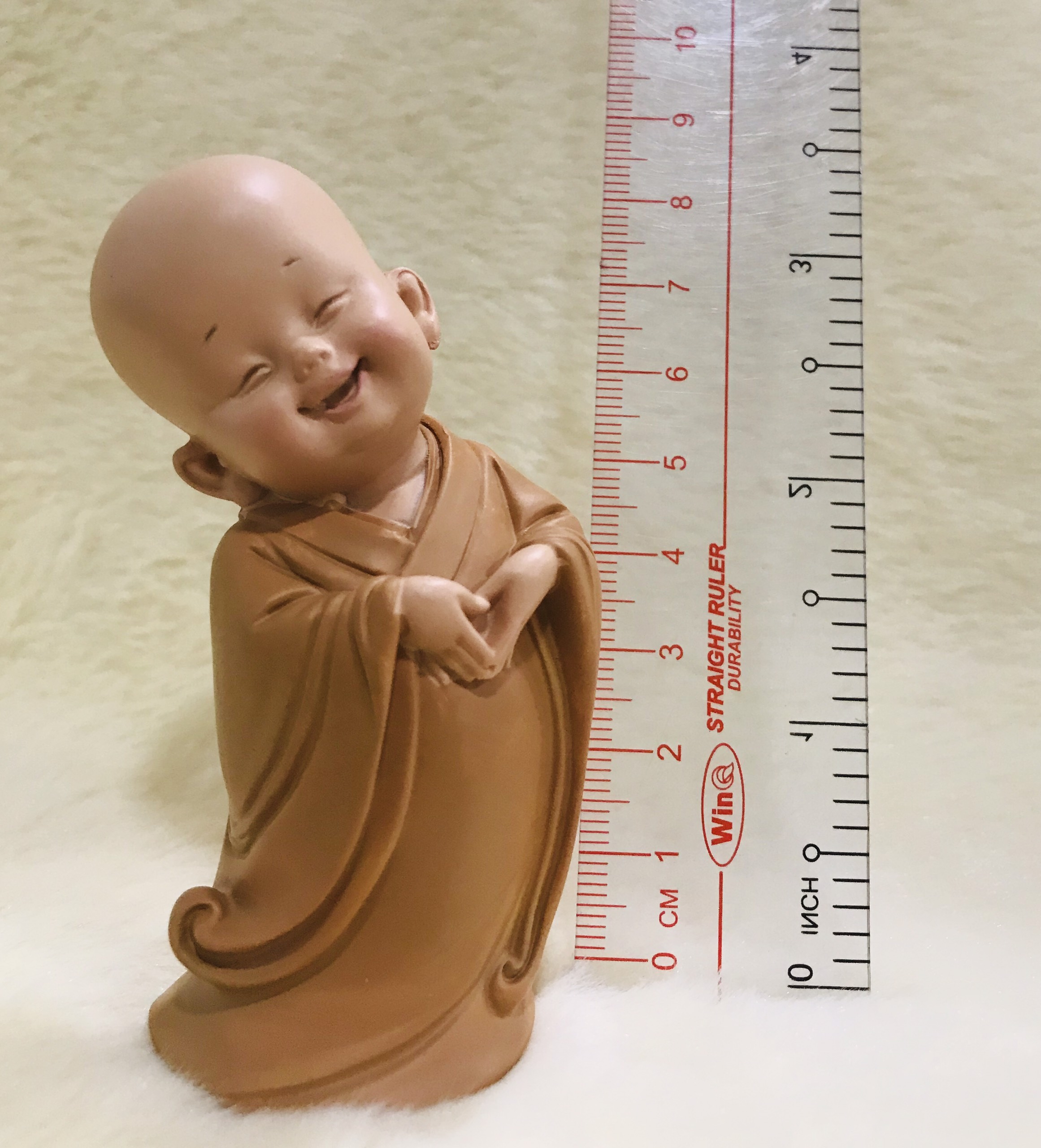 Combo 02 bộ chú tiểu vàng đứng 8cm mẫu nhỏ