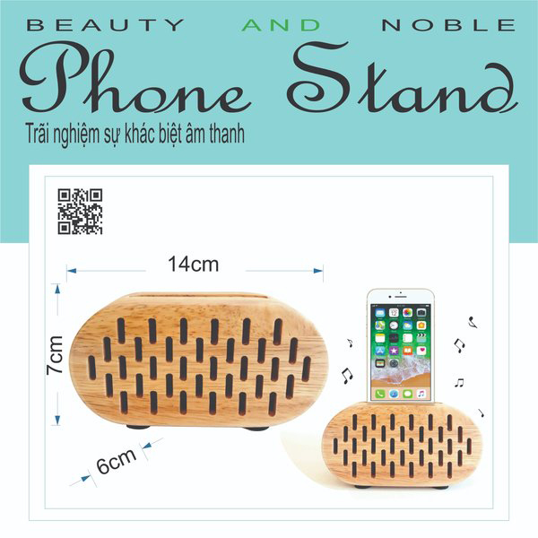 Giá đỡ điện thoại - Khuyếch tán âm thanh - Phone stand