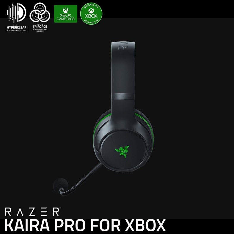 Tai nghe không dây choàng đầu Razer Kaira Pro for Xbox-Wireless Gaming and Mobile Headset_Mới, hàng chính hãng