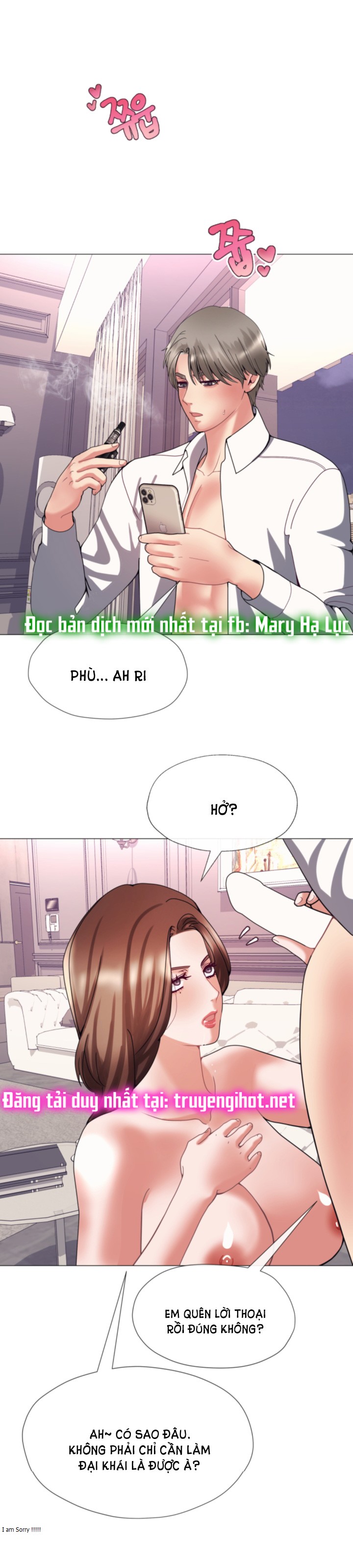 [18+] con không muốn đâu, cha à! chapter 6.2 13