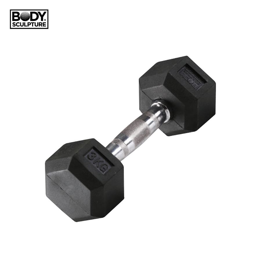 Tạ tập gym lục giác 3kg unisex Body Sculpture - BW-460-3KG