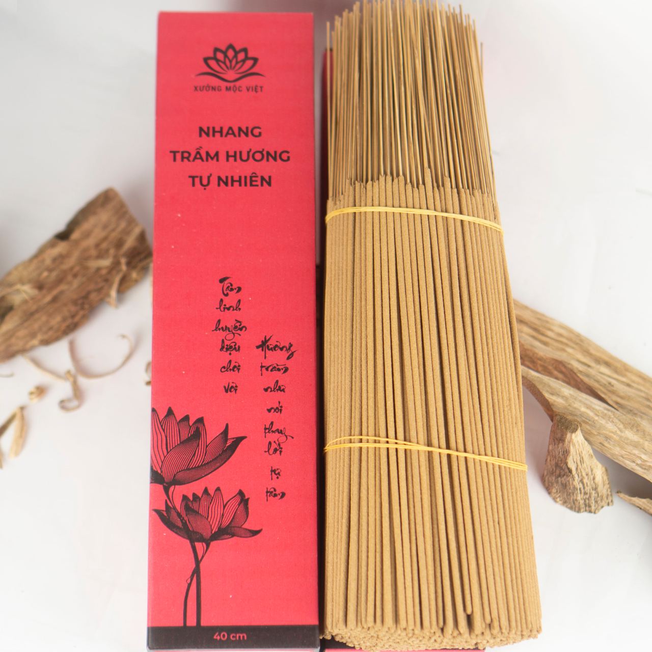 Nhang Trầm Hương Sạch - 100% Organic (Nhang Cây)