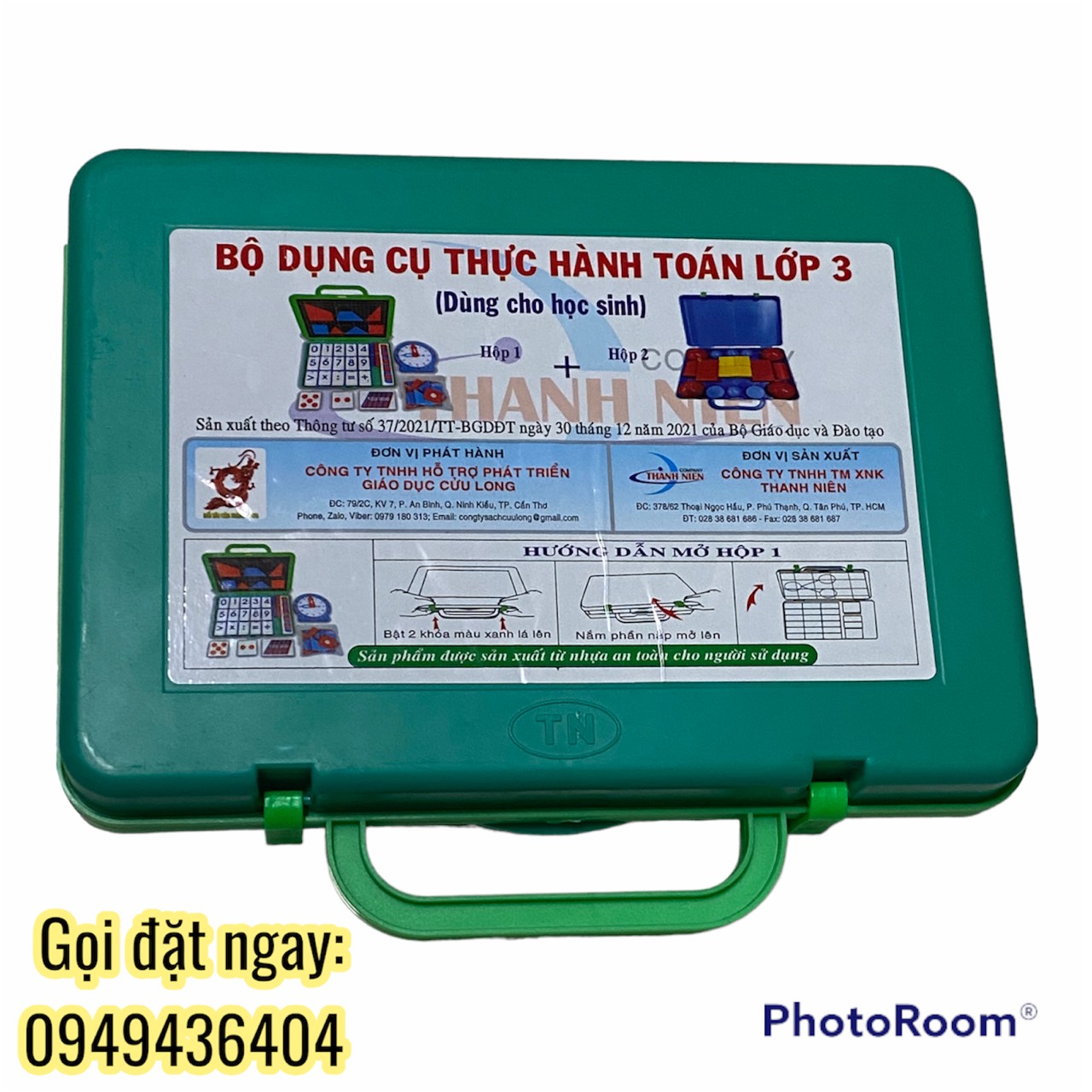 BỘ DỤNG CỤ THỰC HÀNH TOÁN LỚP 3