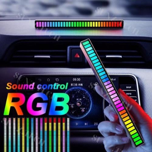 Thanh đèn LED RGB, 16 triệu màu dùng APP điện thoại nháy theo nhạc, đèn trang trí, decor phòng cảm biến âm thanh hót