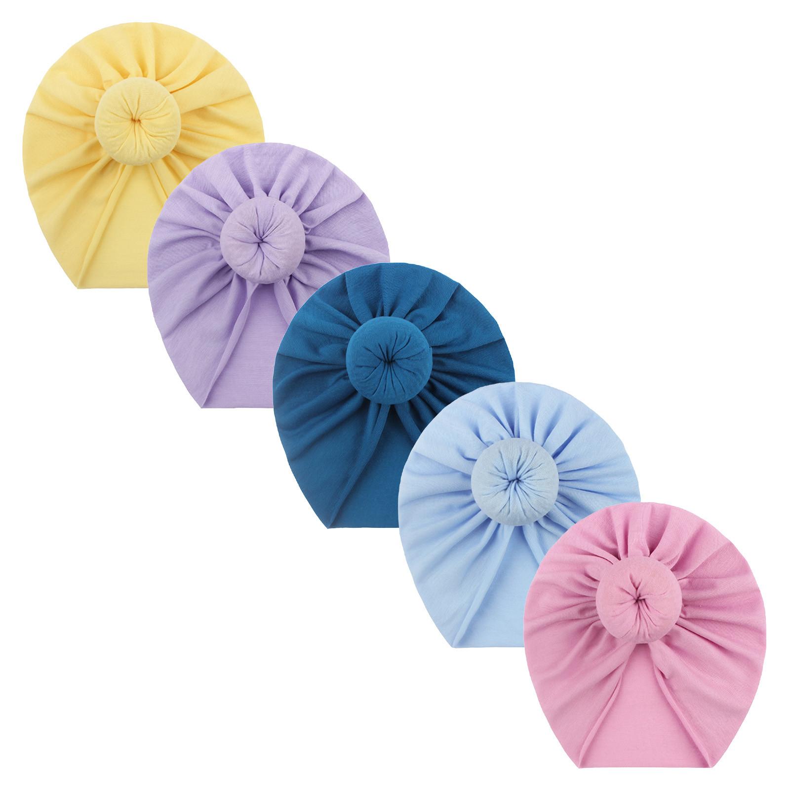 5 Bộ Sơ Sinh Bé Tập Đi Trẻ Em Bé Gái Bé Trai Băng Đô Cài Tóc Turban Gọng Cotton Bò Nón Bóng Tròn Hoa Xinh Xắn Cho Bé Gái Chắc Chắn Băng Đô Cài Tóc Turban Gọng thắt Nút Xinh Xắn