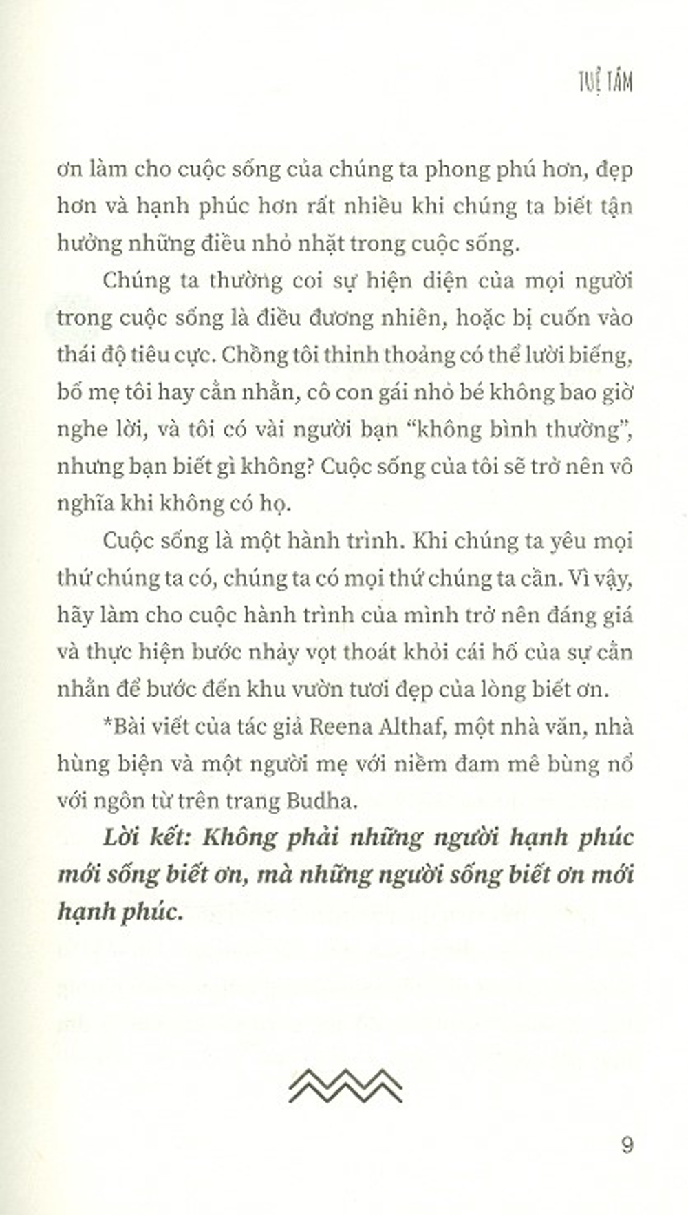 Biết Ơn Nhiều Hơn Sẽ Hạnh Phúc Hơn