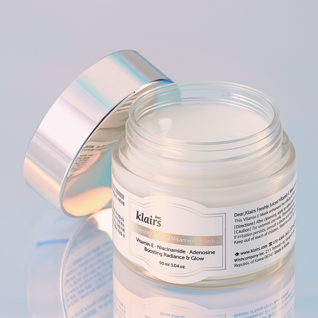 Kem Dưỡng Klairs - Mặt Nạ Ngủ Klairs Freshly Juiced Vitamin E Mask dưỡng ẩm và làm sáng da 90ML