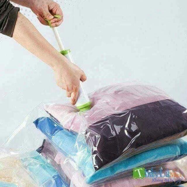 BỘ 8 TÚI HÚT CHÂN KHÔNG ĐỰNG QUẦN ÁO KÈM BƠM TAY