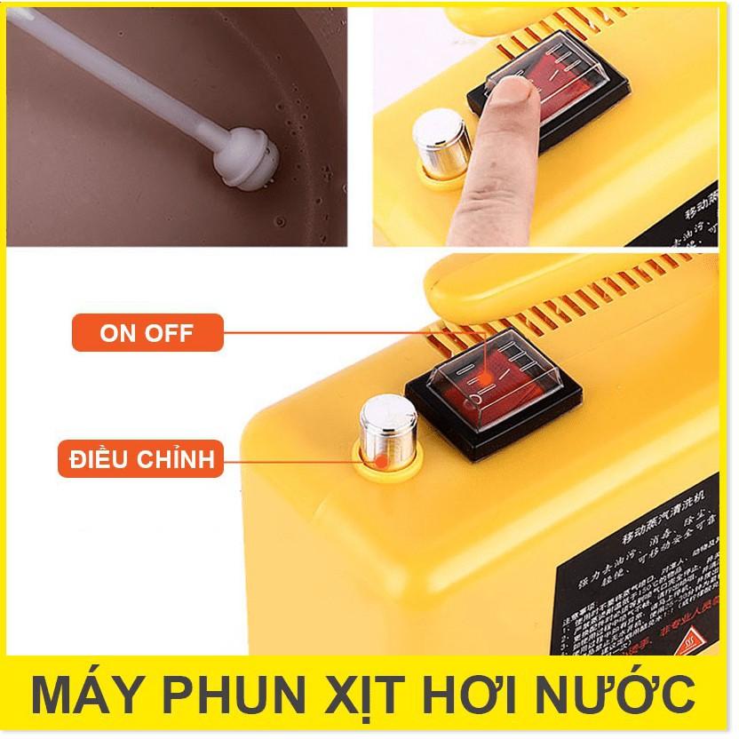 Máy Phun Xịt Rửa Xe Vệ Sinh Nhà Cửa Bằng Hơi Nước Nóng 220V 2600W