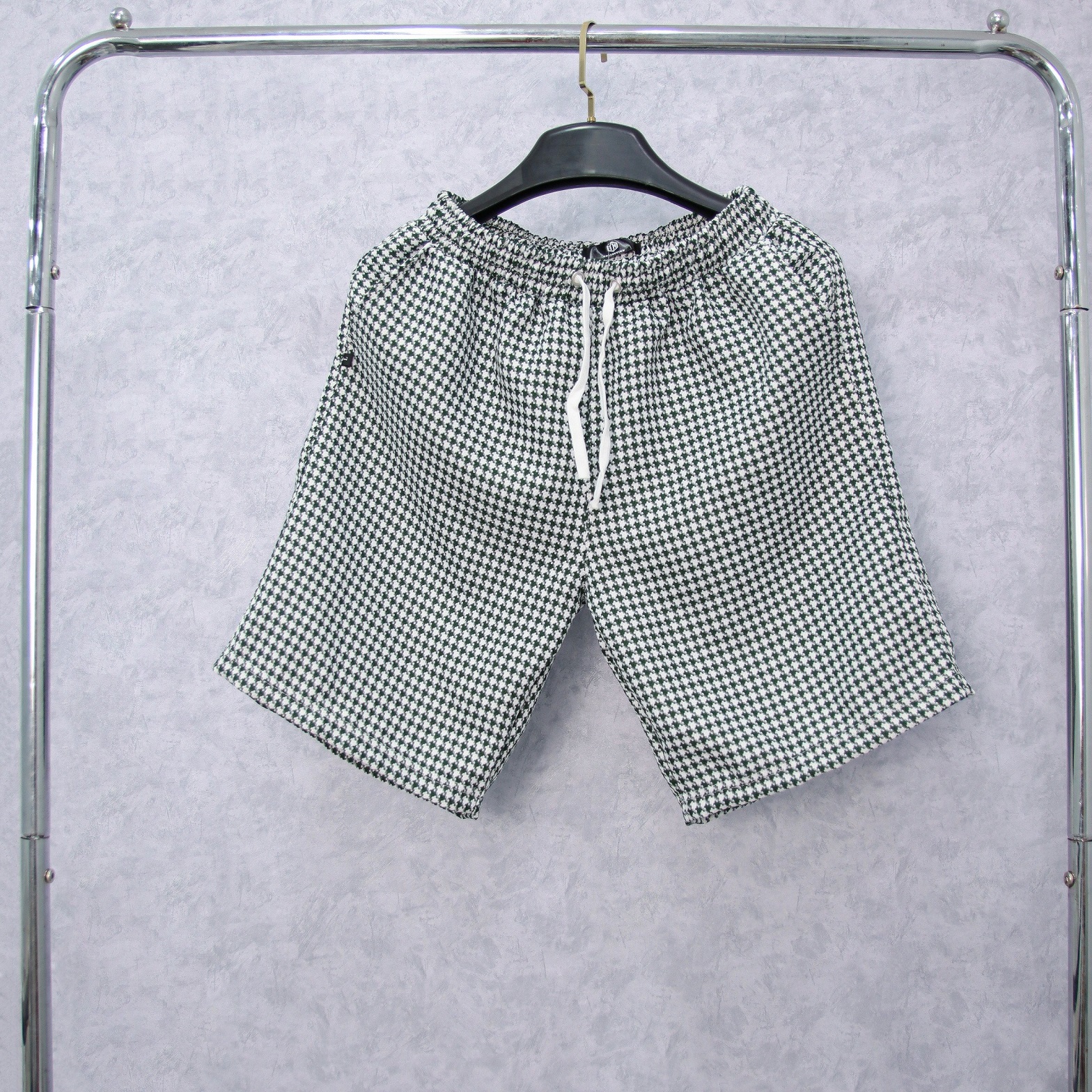 Quần short thể thao nam lưng thun dây rút,  quần đùi nam mặc nhà, đi chơi họa tiết caro nhỏ năng động