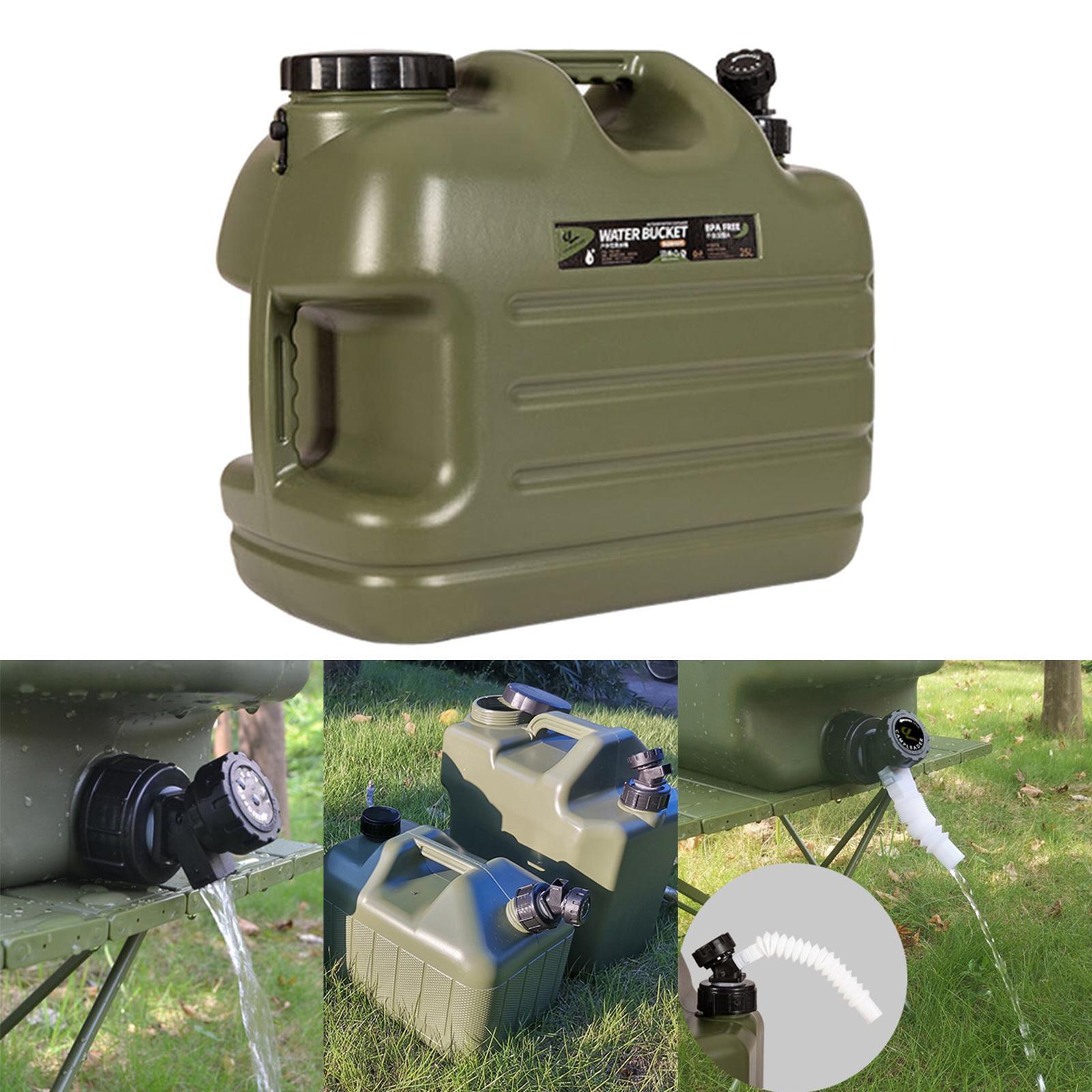 2X Water Storage Tank Plastic Water Container Water Canister for Camping Hiking