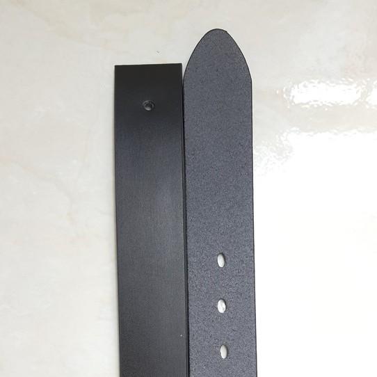Dây lưng da bò nguyên miếng - Dây Bấm Lỗ Sẵn( Không Mặt) - Đai cài dùng cho mặt khóa Kim