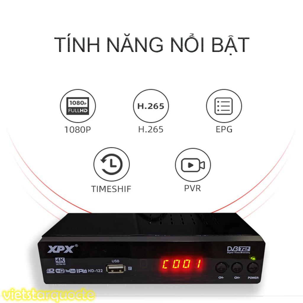 Trọn Bộ Đầu Thu Truyền Hình Kỹ Thuật Số DVBT2 - VTC - ANTEN - Hàng Nhập Khẩu