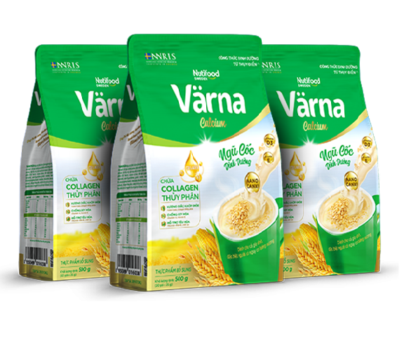 Ngũ cốc dinh dưỡng Varna Calcium 400g- Xương chắc cơ khỏe