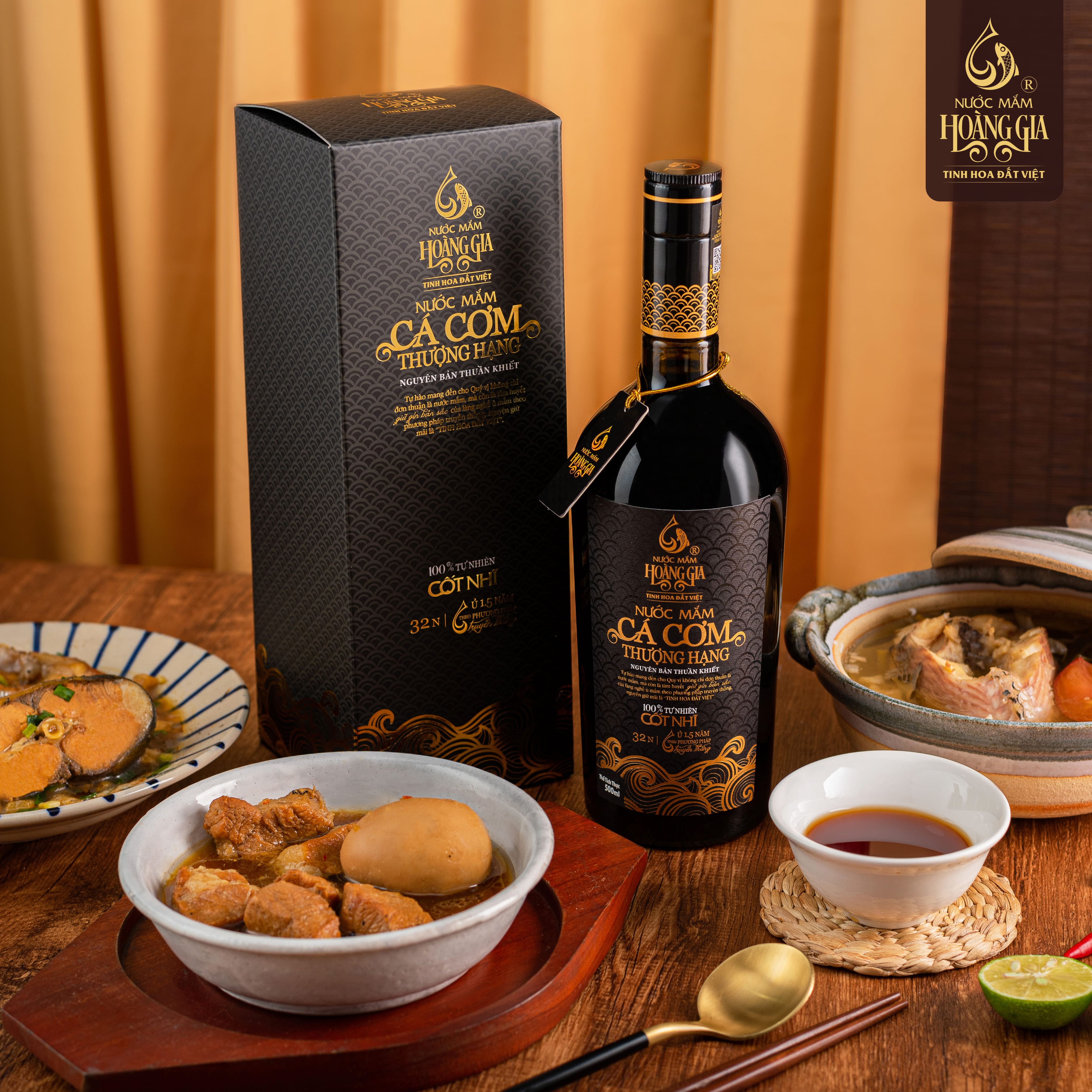 [MUA 2 TẶNG 1] MUA 2 Nước Mắm Hoàng Gia 750ml (Hộp giấy) TẶNG 1 Nước Mắm Hoàng Gia 500ml (Hộp giấy)