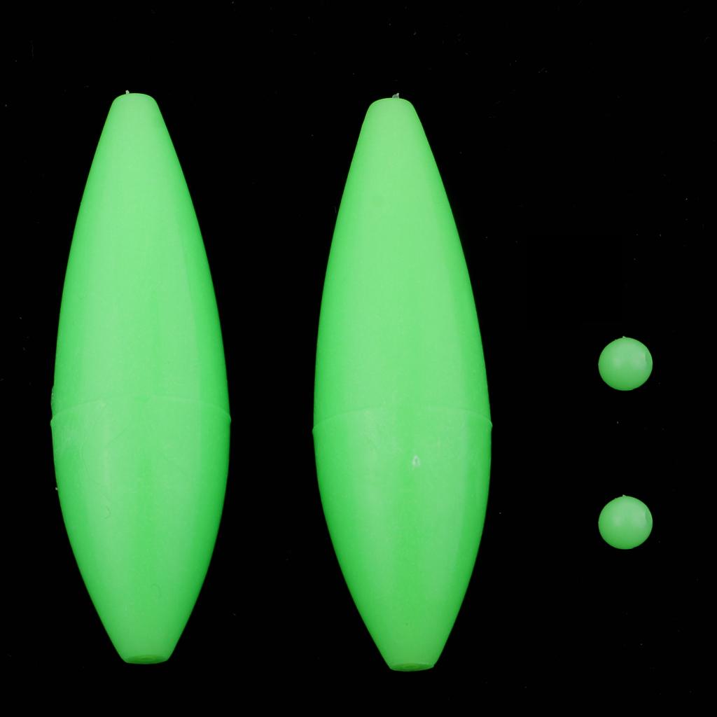 2pcs Bombarda Floats Carp Coarse Trout Bass Sea Lure Fishing Tackle 4.8g