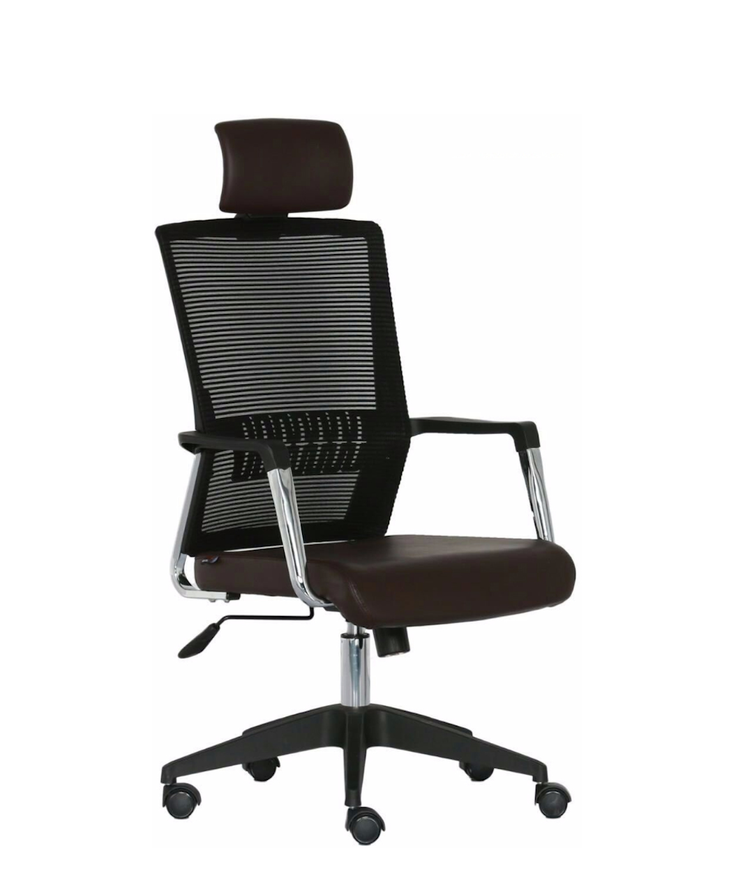 Ghế làm việc chân xoay lưng cao bọc lưới và da cao cấp hàng nhập khẩu B213AS-1