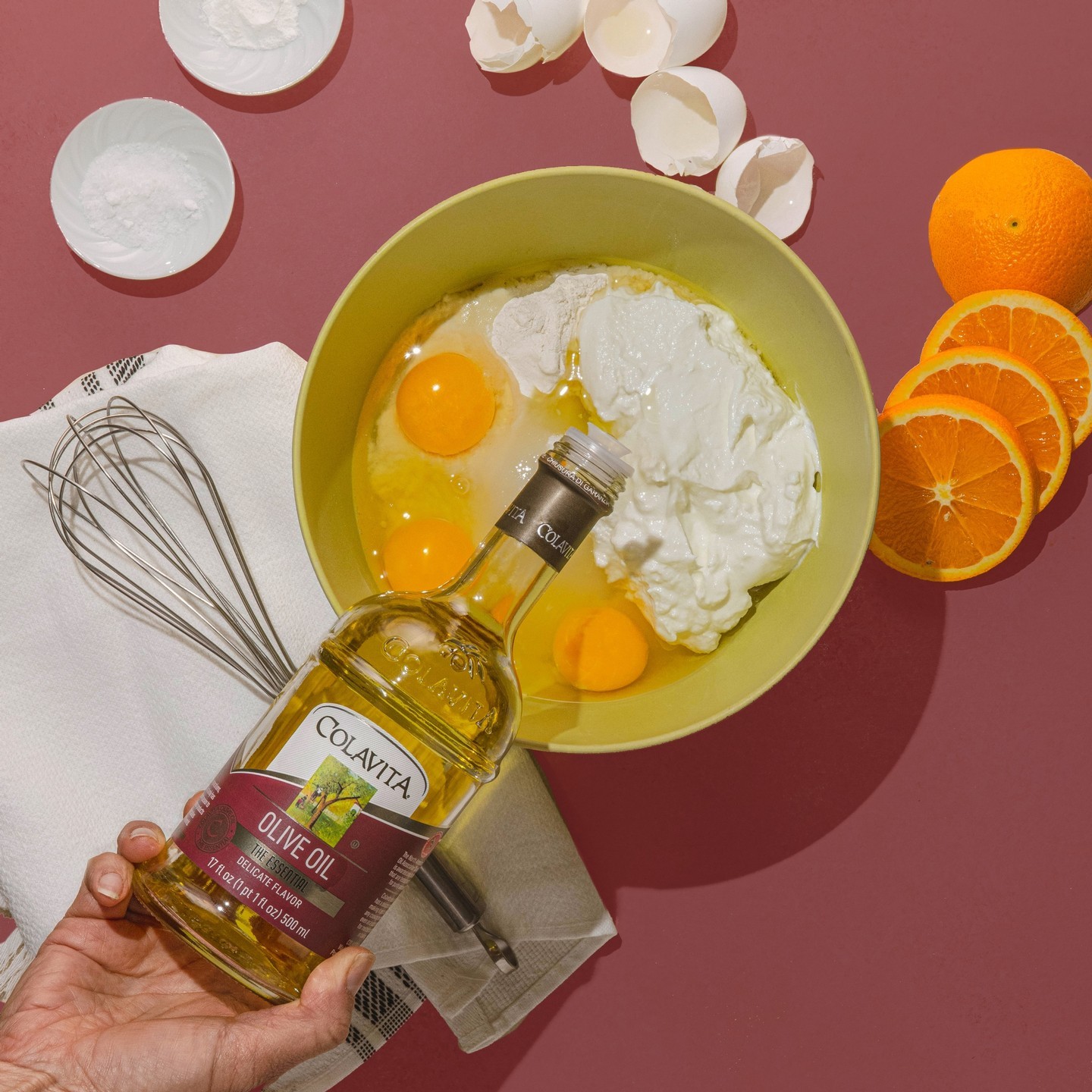 Dầu Oliu Dùng Nướng Bánh Và Nấu Ăn Nhập Khẩu Từ Ý Colavita Pure Olive Oil Xuất Xứ Ý