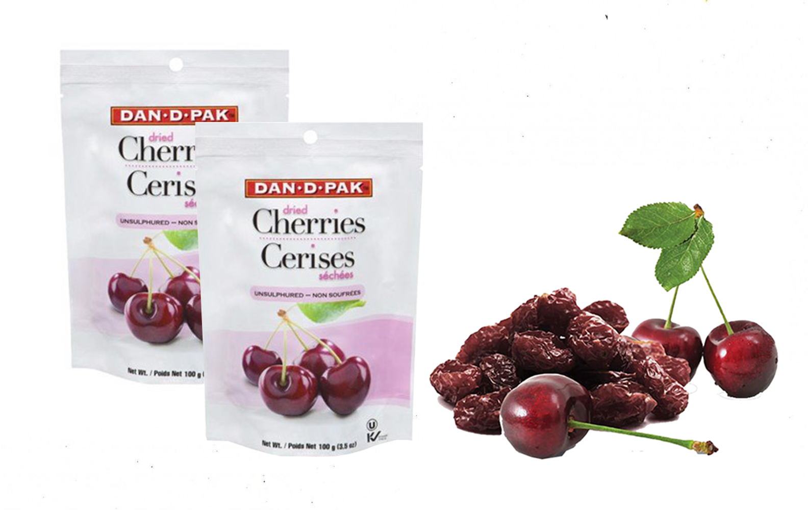 COMBO 2 TÚI CHERRY / ANH ĐÀO SẤY KHÔ DAN.D.PAK 100G,NGUYÊN LIỆU NHẬP KHẨU TỪ MỸ,KHÔNG CHẤT BẢO QUẢN,TỐT CHO XƯƠNG KHỚP,GIẢM NGUY CƠ BỆNH GOUT