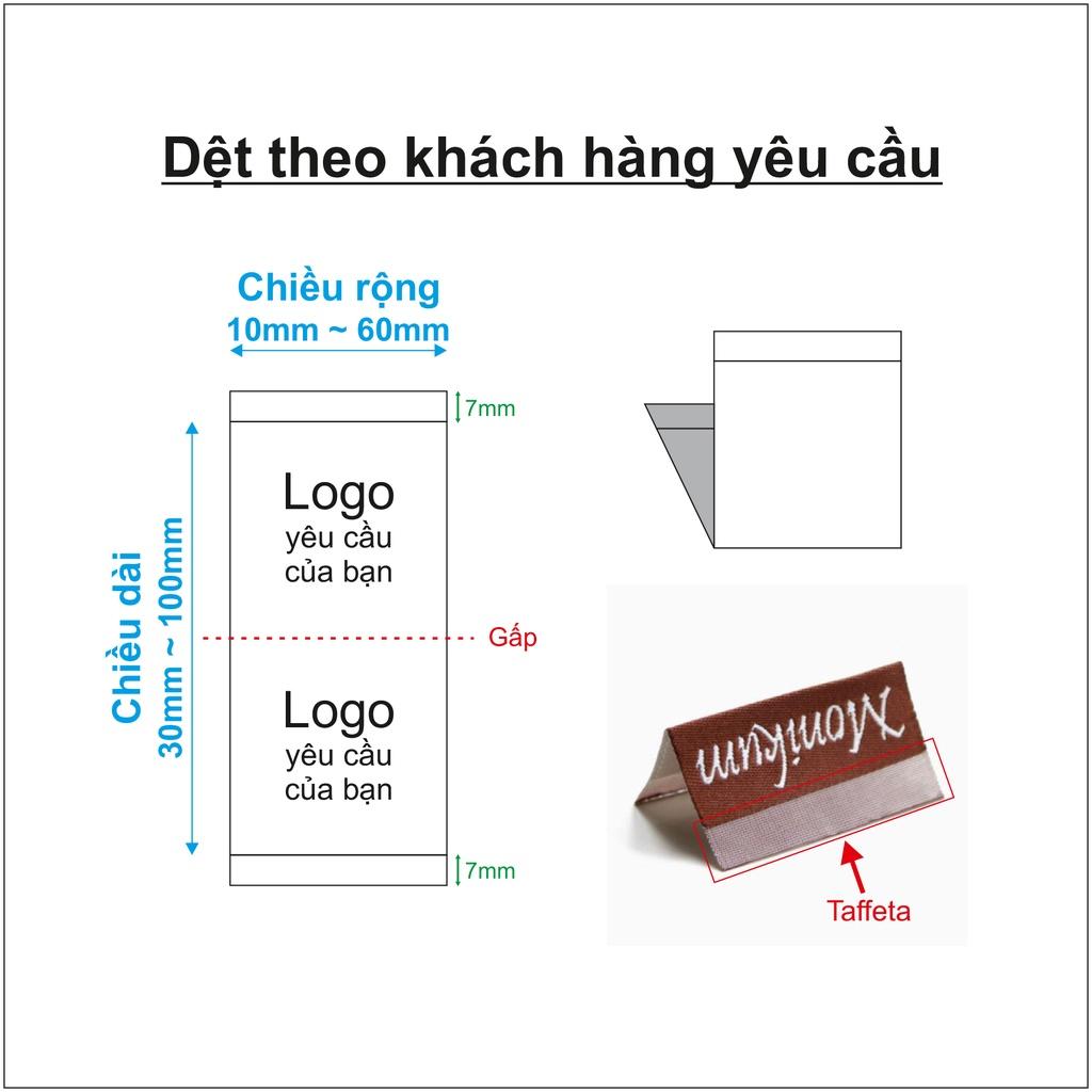 Nhãn dệt _Nhãn mác quần áo_dệt theo khách hàng yêu cầu_Woven label