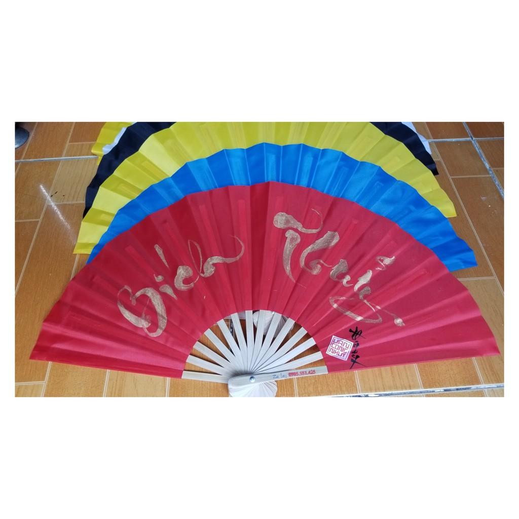 QUẠT VẢI VIẾT THƯ PHÁP THEO YÊU CẦU