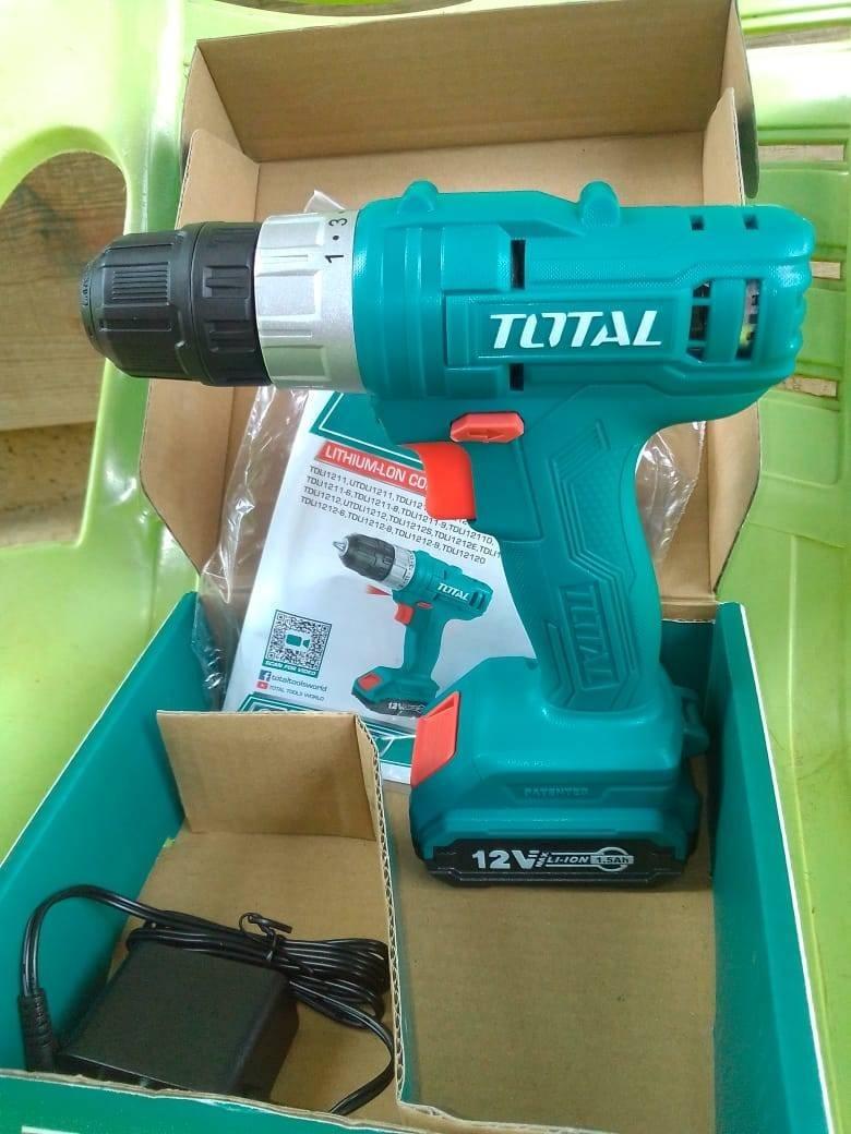 MÁY KHOAN VẶN VÍT DÙNG PIN 12V TOTAL TDLI1211 - HÀNG CHÍNH HÃNG