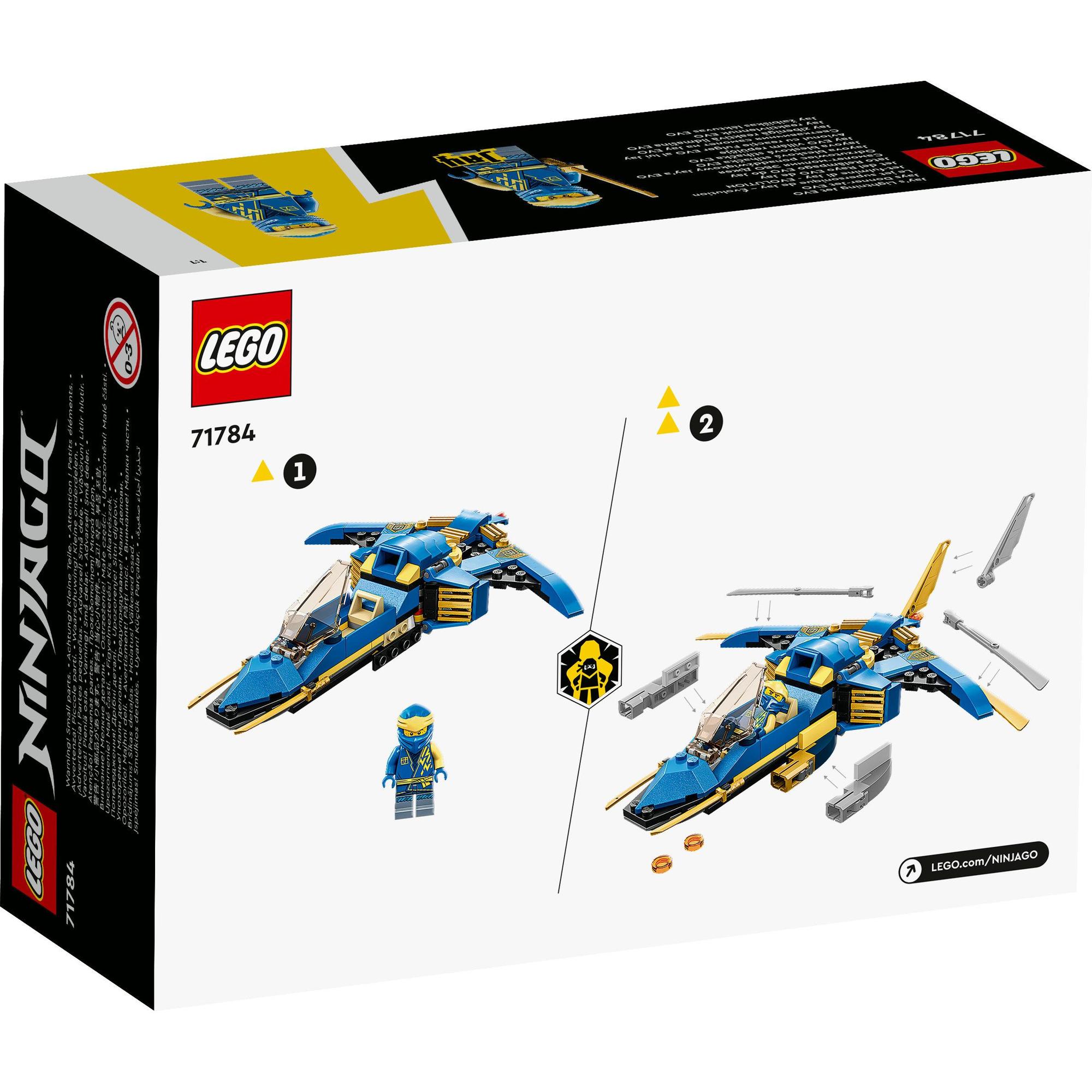 LEGO Ninjago 71784 Phi Cơ Sấm Sét Tiến Hóa Của Jay (146 Chi Tiết)