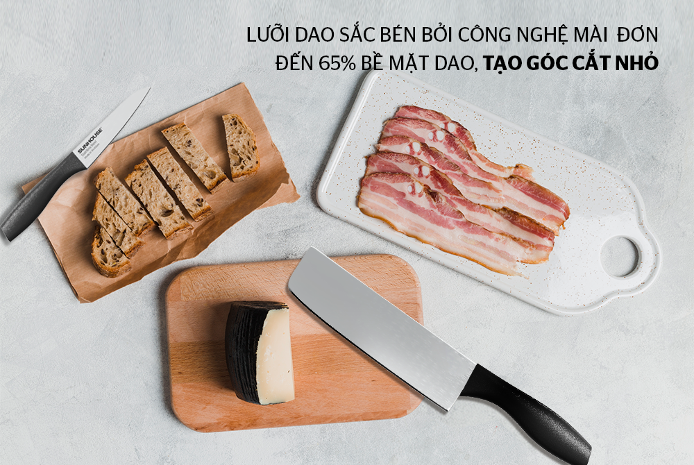 Bộ dao 2 chiếc Eco Family Sunhouse KS-KN2E1