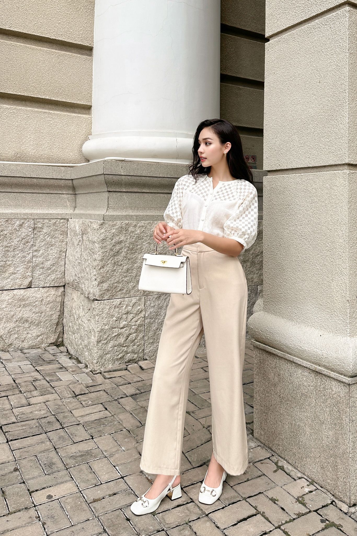 OLV - Quần Light Brown Wide Leg Pants