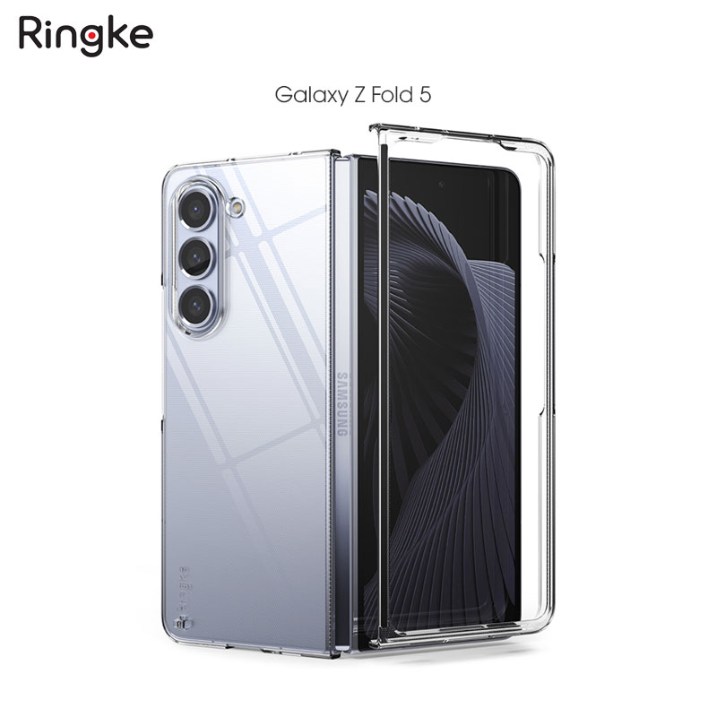 Ốp lưng Trong Suốt Dành cho Samsung Galaxy Z Fold 5 RINGKE Slim_ Hàng Chính Hãng