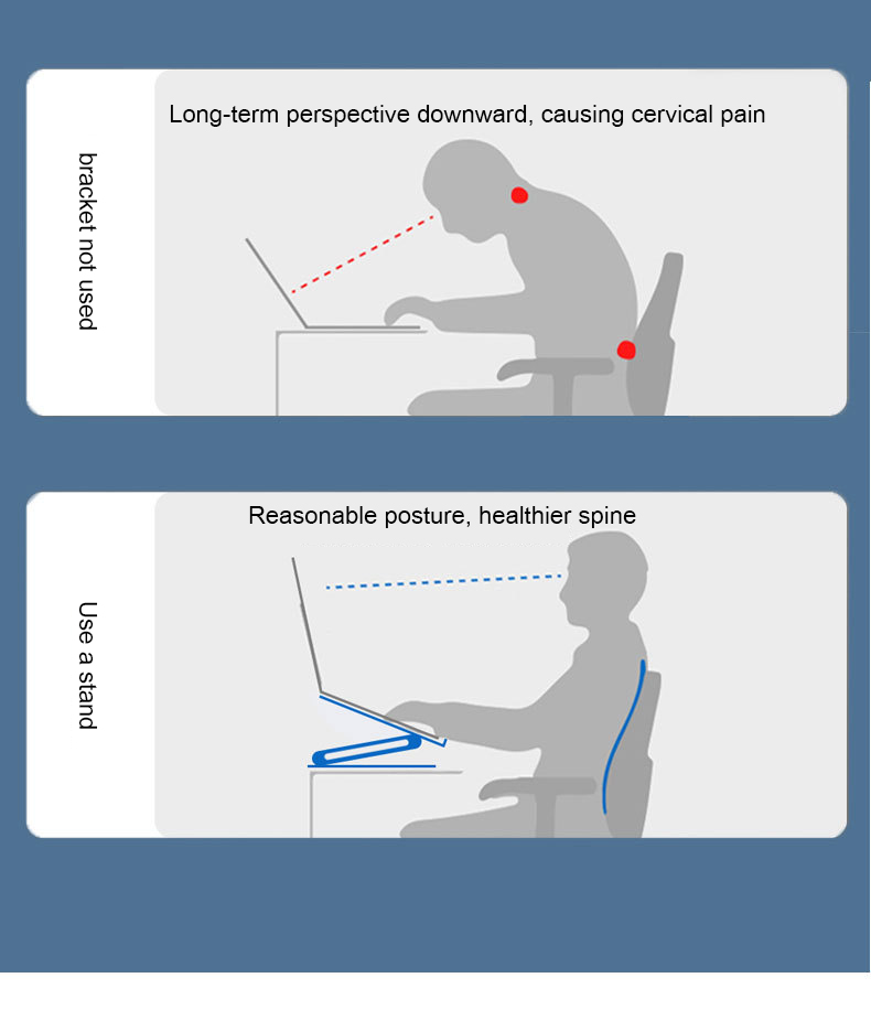 Aluminum Laptop Stand Desk Holder