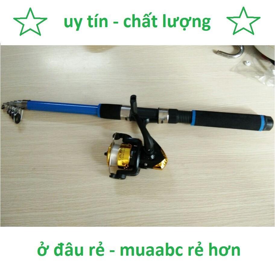 Bộ Cần Câu 2M4 Kèm Máy Và Phụ Kiện ( rẻ vô địch ) docaucagiangnam