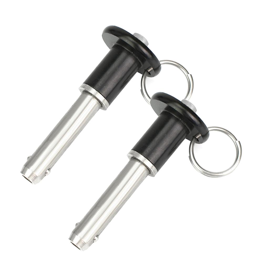 2x Stainless Steel Quick Release Pin  Handle Locking Pin 10mm