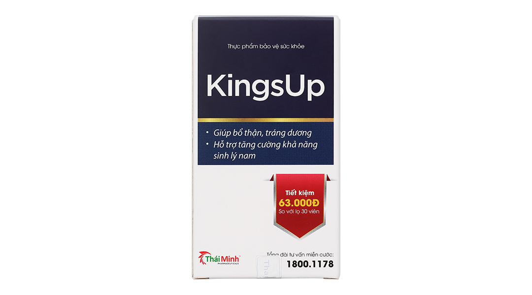 (hộp 80 viên) KingsUp giúp bổ thận, tráng dương tăng cường sinh lý nam