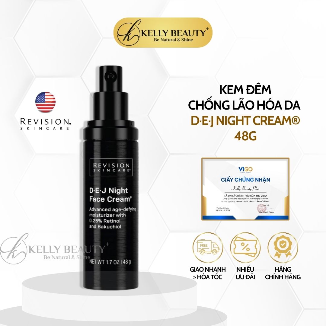 Kem Đêm Chống Lão Hóa Chuyên Sâu Revision D·E·J Night Face Cream | Kelly Beauty