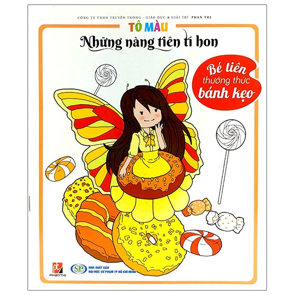Tô Màu Những Nàng Tiên Tí Hon - Bé Tiên Thưởng Thức Bánh Kẹo