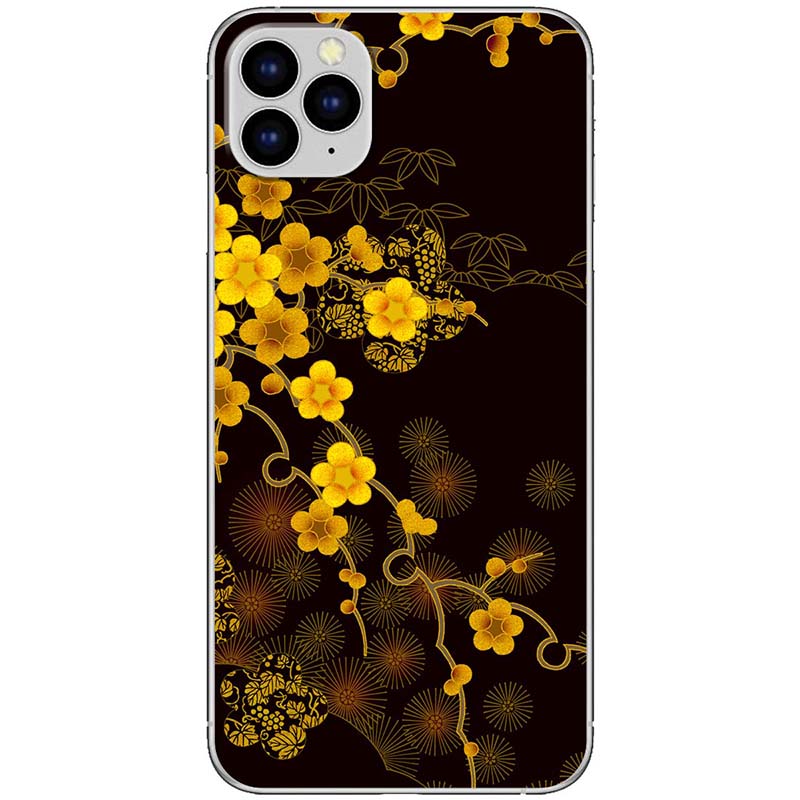 Ốp lưng dành cho iPhone 11 Pro Max mẫu Cành mai vàng
